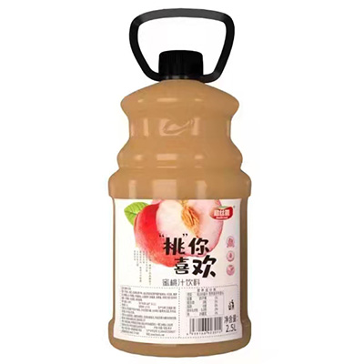 山西2.5L蜜桃汁饮料
